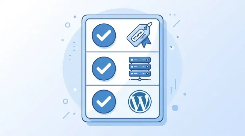 Tárhely, domain és WordPress kiválasztásának előkészítő lépései