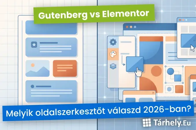 Gutenberg blokkszerkesztő és Elementor oldalépítő összehasonlítása illusztráción