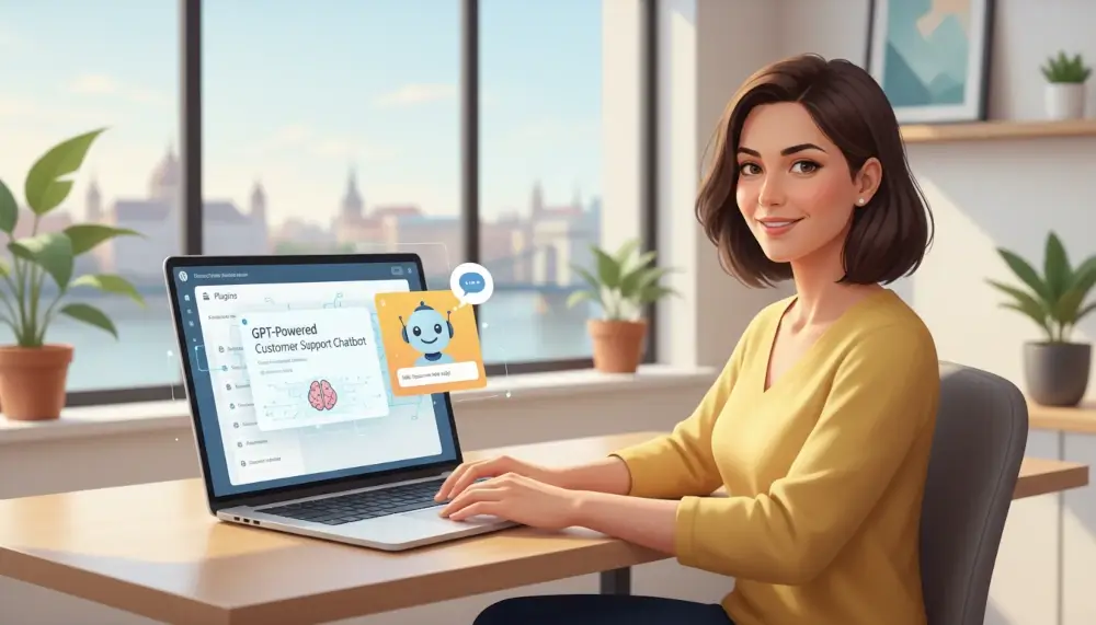 AI chatbot WordPress hogyan építs GPT-alapú ügyfélszolgálatot a weboldaladra borítókép