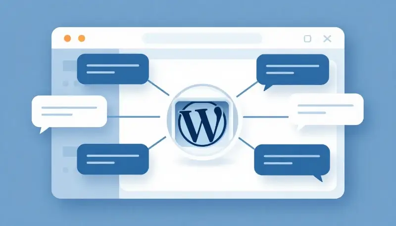 AI chatbot WordPress környezetben