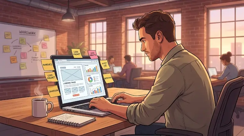 Így építs fel egy egyszerű sales funnel-t kezdő vállalkozóként