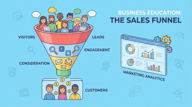 Mi az a sales funnel, és miért nélkülözhetetlen egy vállalkozásnak