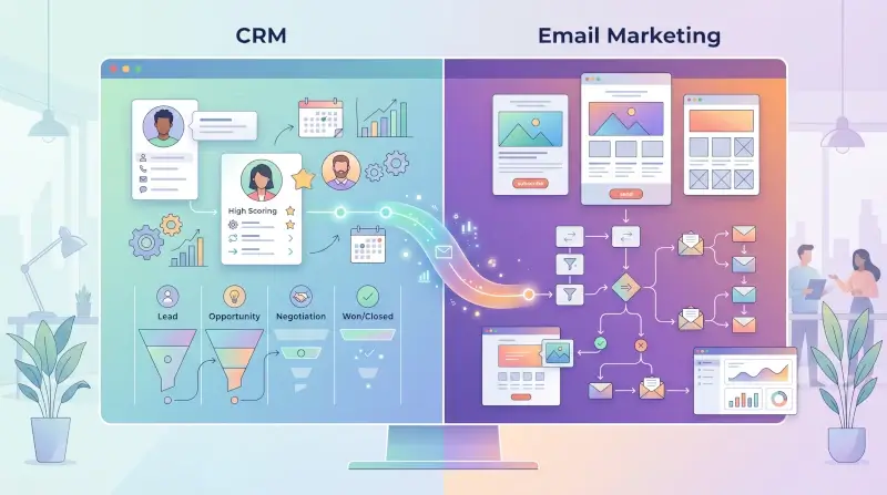 CRM vagy email marketing szoftver mi a különbség