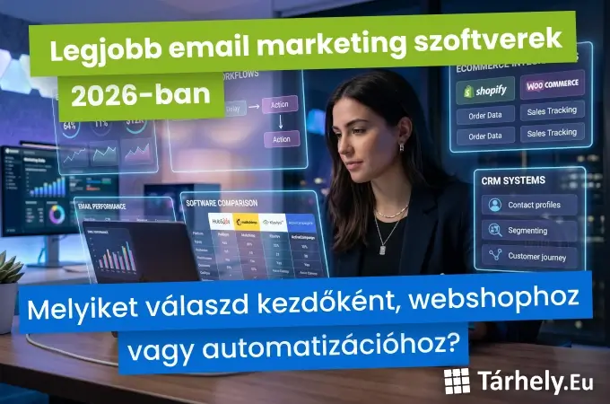 Legjobb email marketing szoftverek 2026-ban – melyiket válaszd kezdőként, webshophoz vagy automatizációhoz