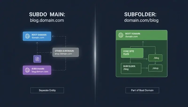 Aldomain vagy aloldal – mi a különbség