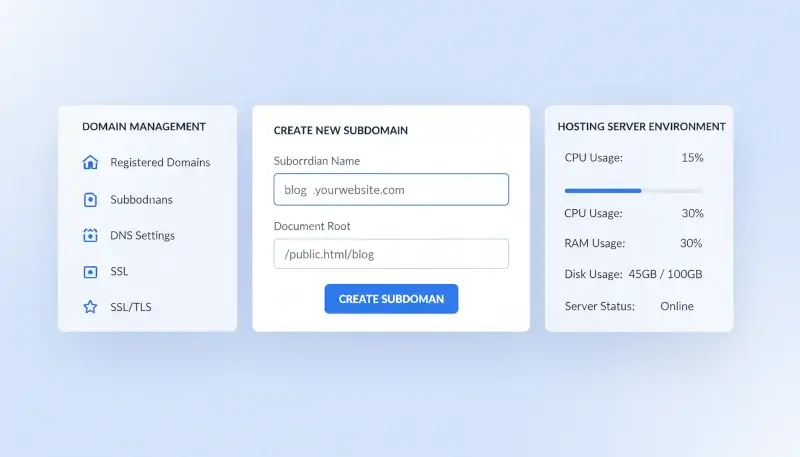 Hogyan hozhatsz létre aldomaint a tárhelyeden