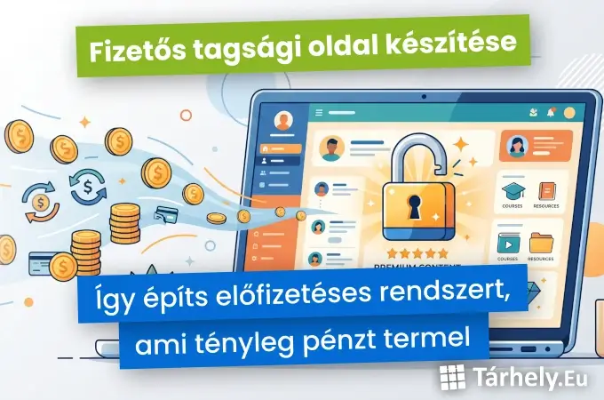 Fizetős tagsági oldal készítése - így építs előfizetéses rendszert, ami tényleg pénzt termel