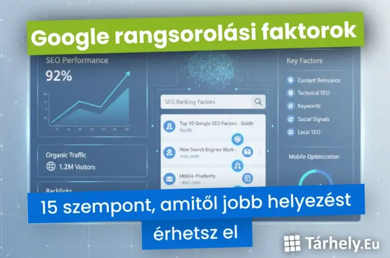 Google rangsorolási faktorok - 15 szempont, amitől jobb helyezést érhetsz el