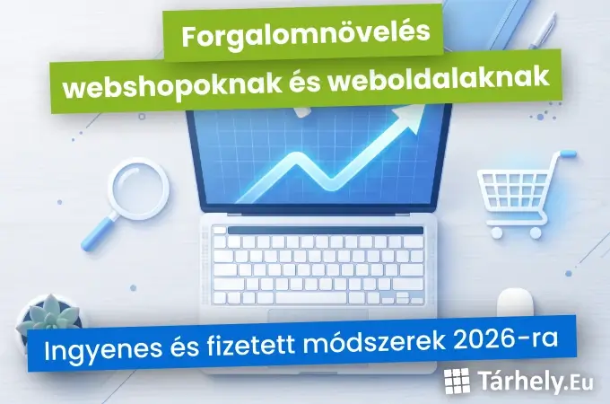 Weboldal forgalom növelése ingyenes és fizetett stratégiákkal – illusztráció