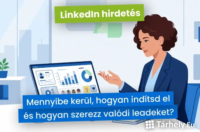 LinkedIn hirdetés kezelése és teljesítménymérése egy digitális irodai környezetben