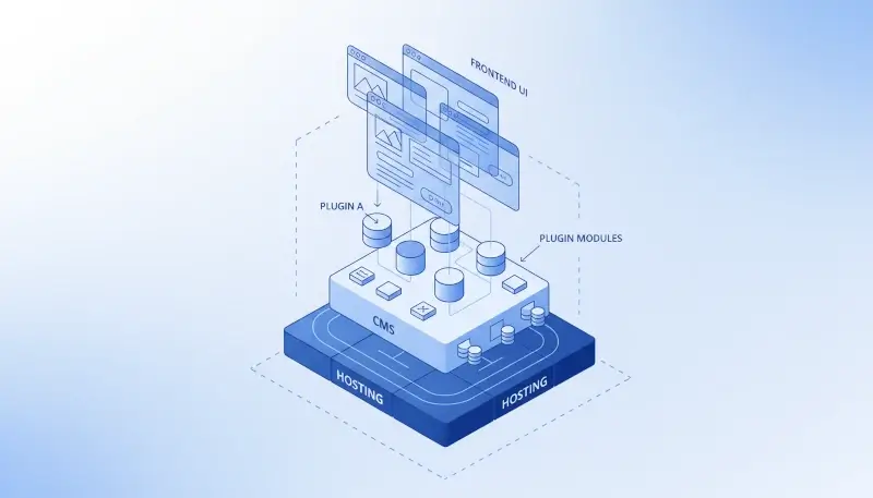 Hogyan működik a WordPress egy weboldal mögött