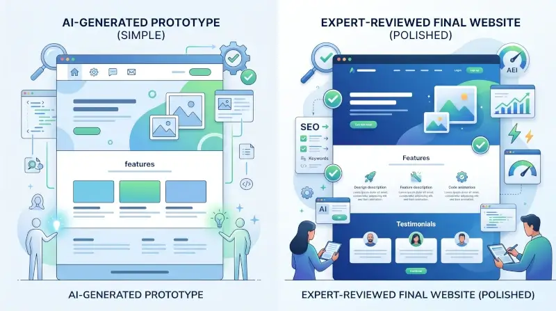 Lehet-e profi weboldalt készíteni AI-val