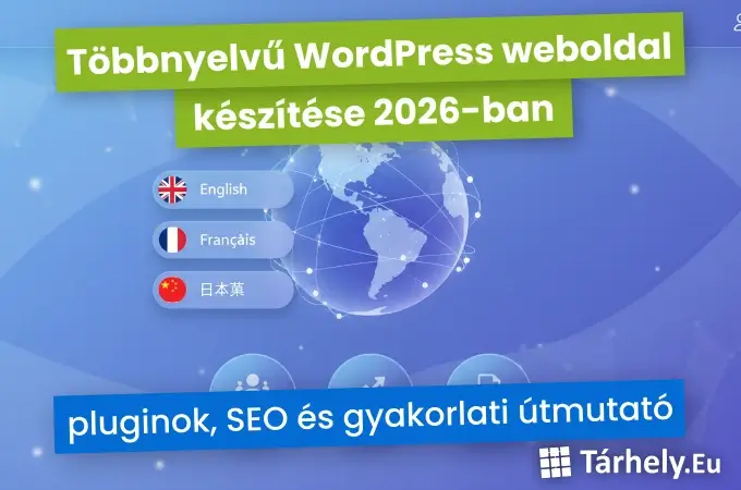 Többnyelvű WordPress weboldal készítése 2026-ban - pluginok, SEO és gyakorlati útmutató