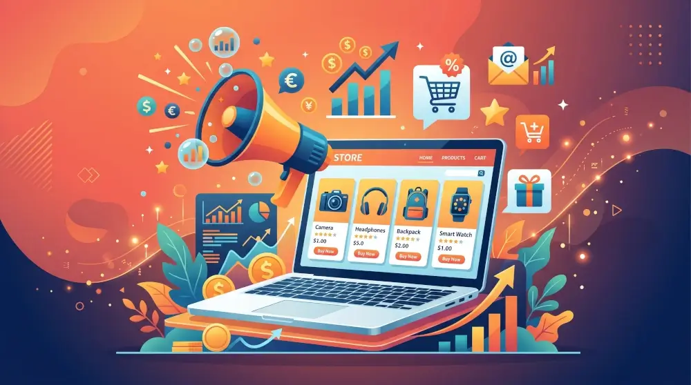 Webshop marketing stratégia, eszközök és tippek, amikkel a látogatóból vásárló lesz borítókép