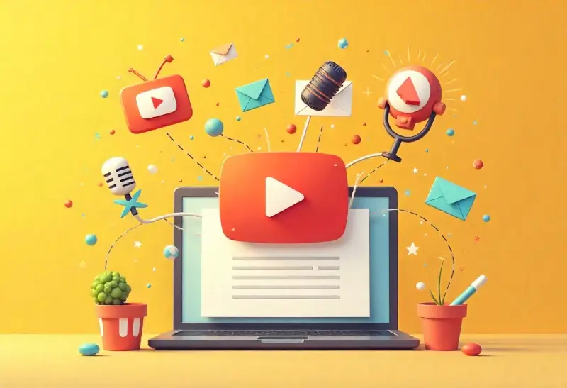 Tartalom újrahasznosítása blogból YouTube, podcast és hírlevél