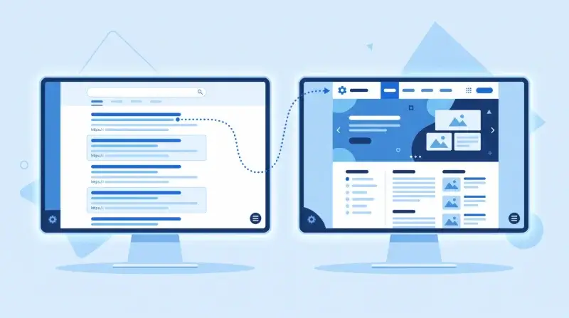 Google Search Console és a weboldal kapcsolatának illusztrációja